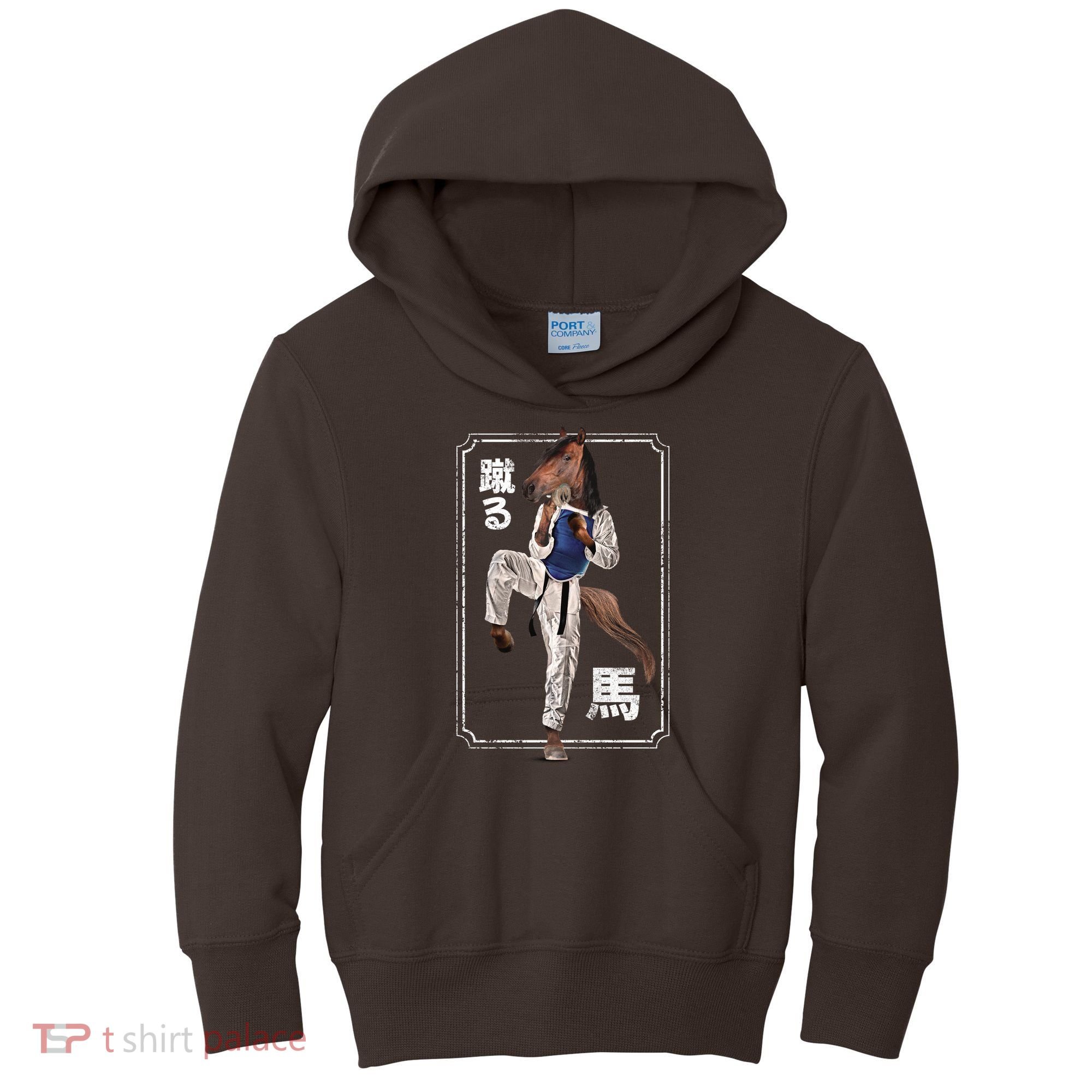 Kung Fu Horse Kids Hoodie