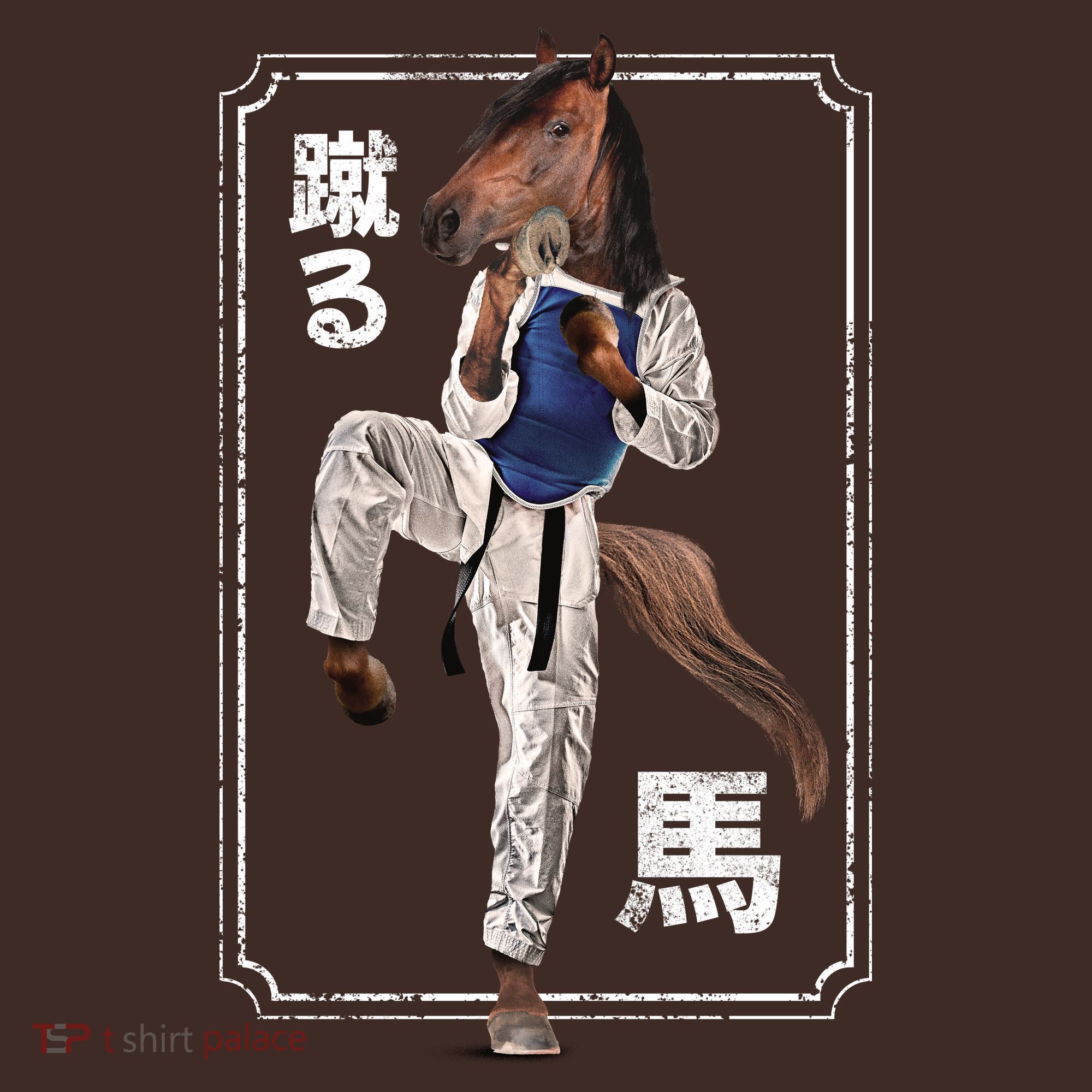 Kung Fu Horse Kids Hoodie