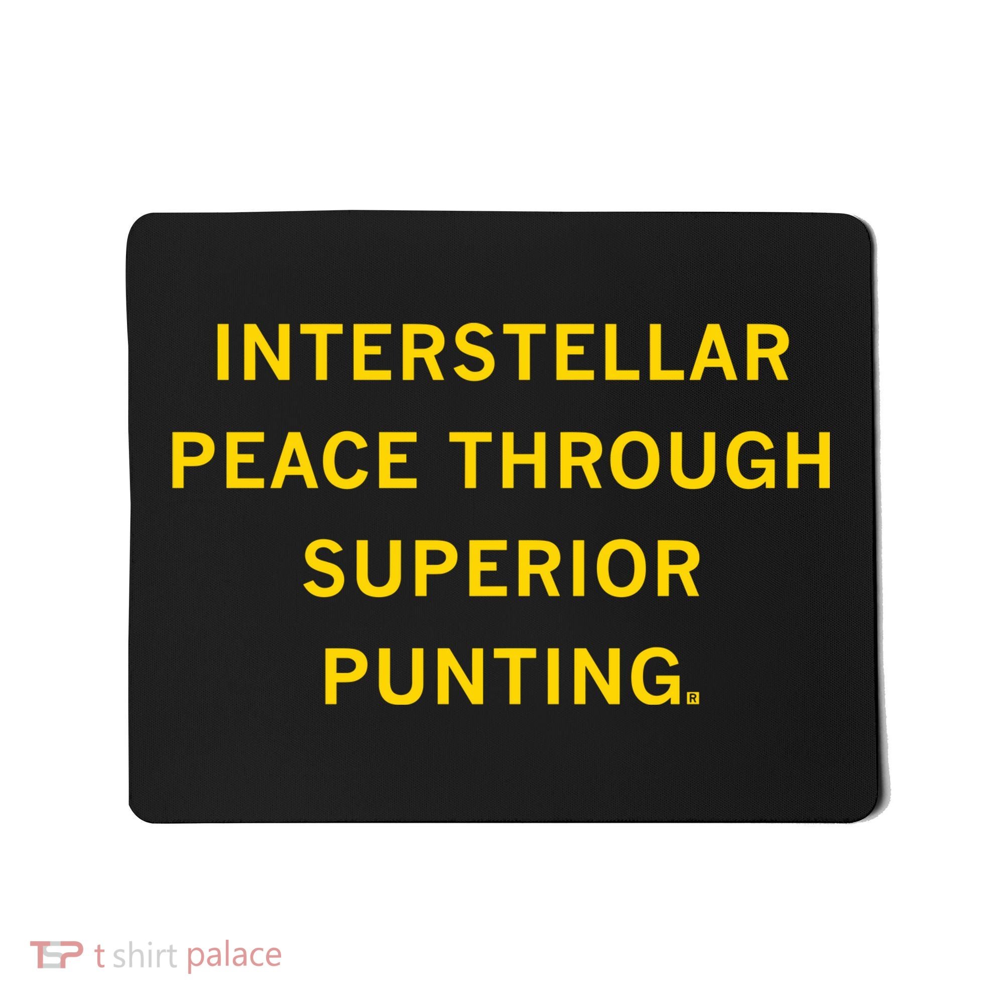 Kirk Ferentz Interstellar Peace Through Superior Punting Mousepad