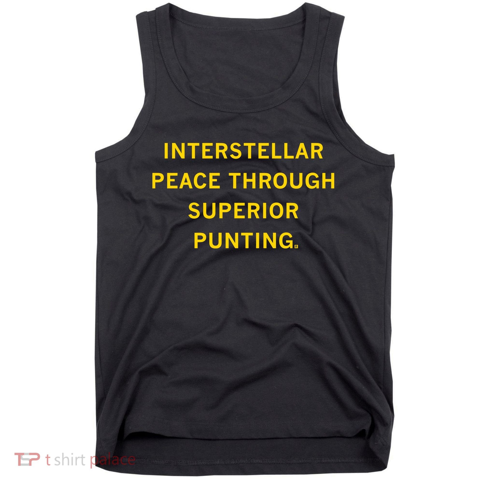 Kirk Ferentz Interstellar Peace Through Superior Punting Tank Top