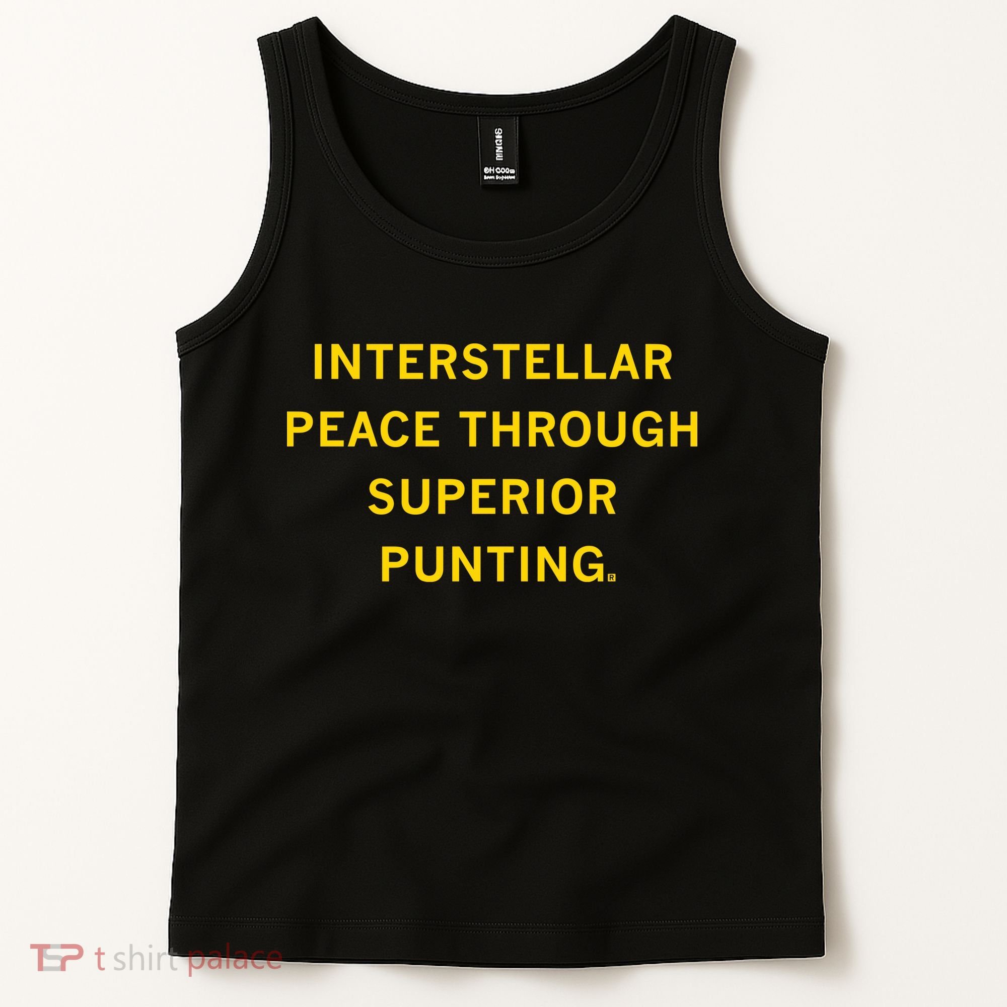 Kirk Ferentz Interstellar Peace Through Superior Punting Tank Top