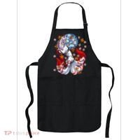 Kitsune Foxs Japanese Nine Tailed Foxs Cherrys Blossom Apron thumb 0