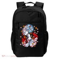 Kitsune Foxs Japanese Nine Tailed Foxs Cherrys Blossom Backpack thumb 0