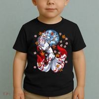 Kitsune Foxs Japanese Nine Tailed Foxs Cherrys Blossom Toddler T-Shirt thumb 2