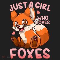 Kids Fox Just A Girl Who Loves Foxes Women's Sweatshirt thumb 2