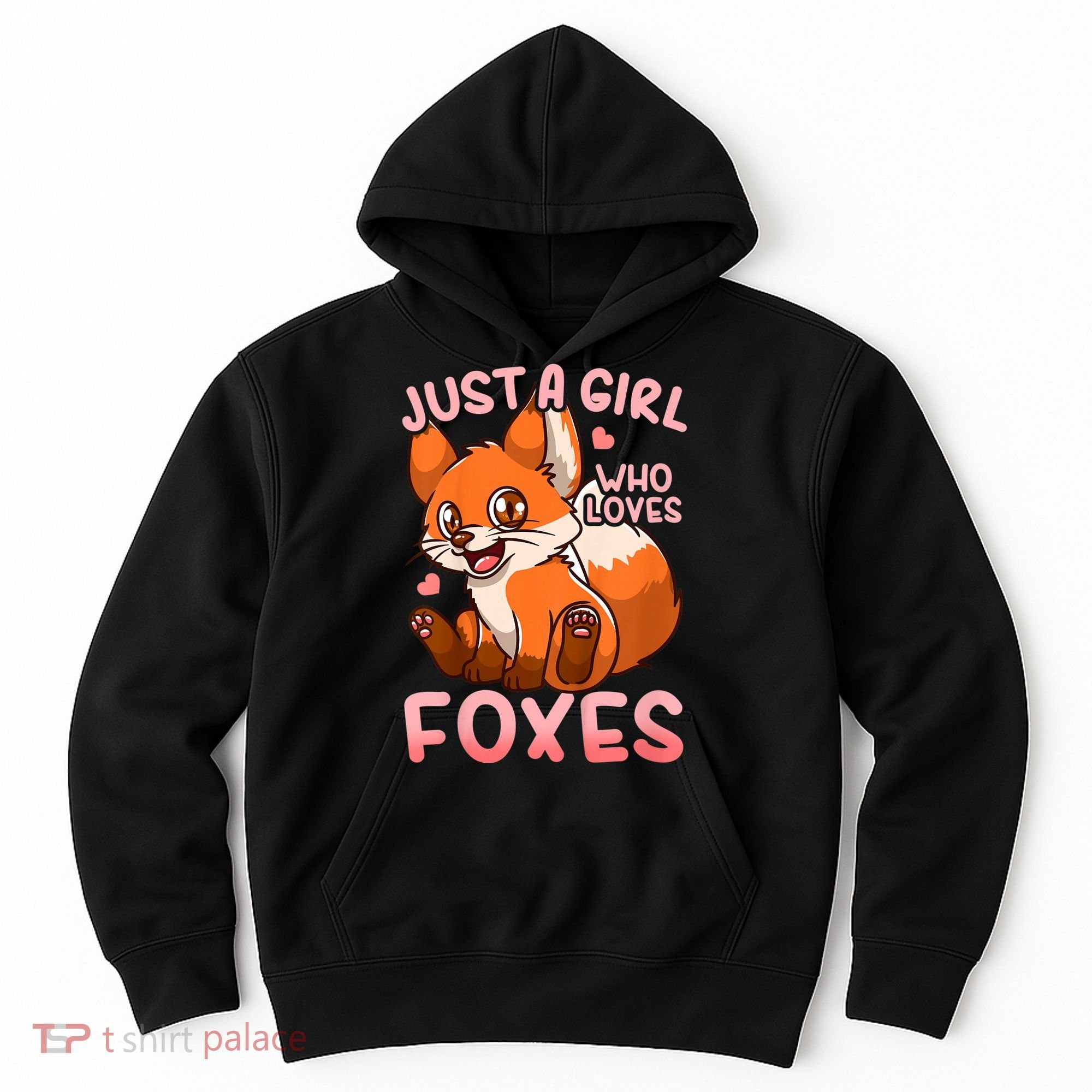 Kids Fox Just A Girl Who Loves Foxes Hoodie