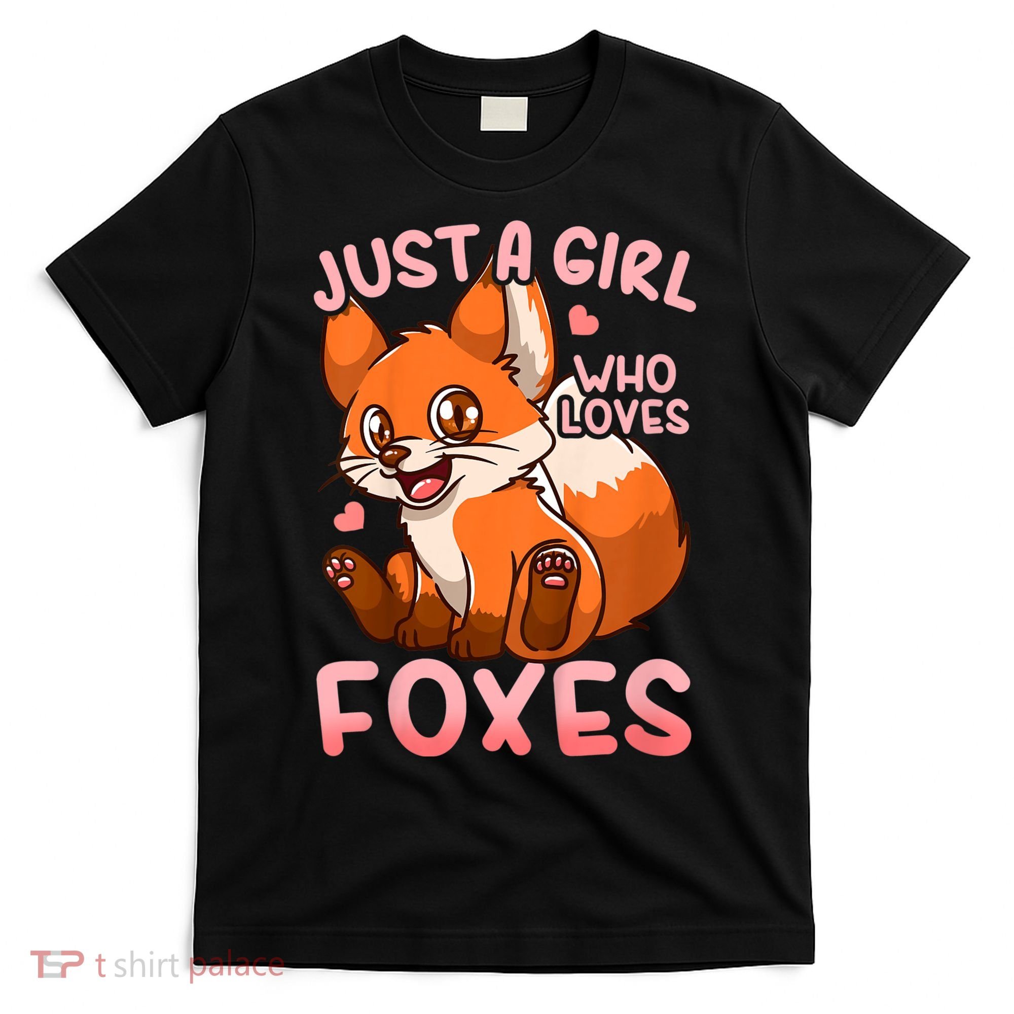 Kids Fox Just A Girl Who Loves Foxes T-Shirt