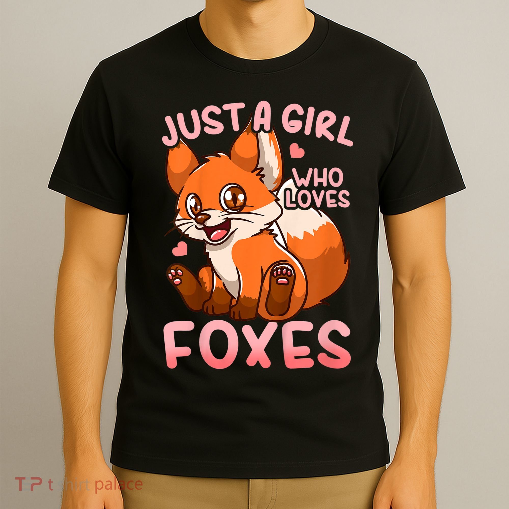 Kids Fox Just A Girl Who Loves Foxes T-Shirt