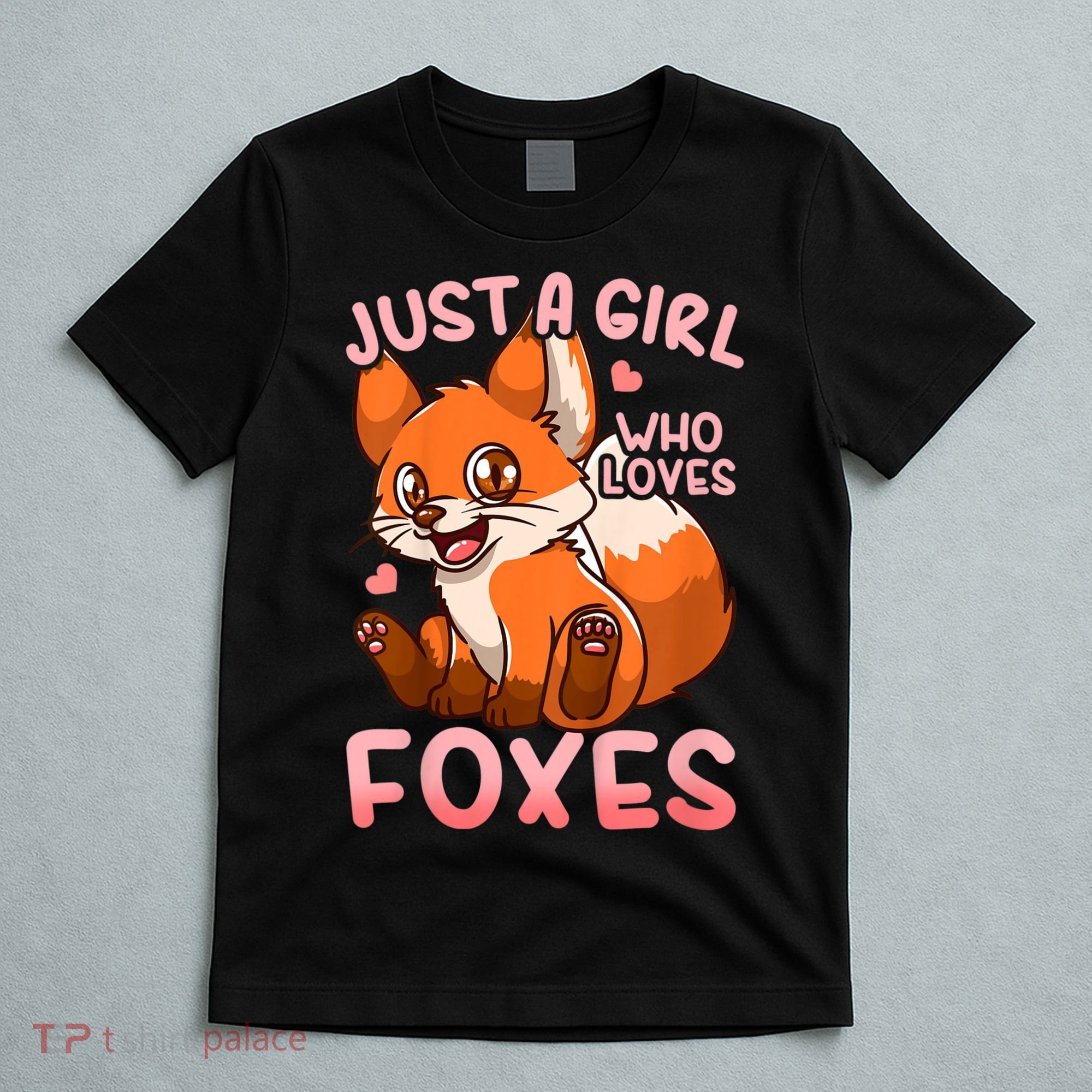 Kids Fox Just A Girl Who Loves Foxes T-Shirt
