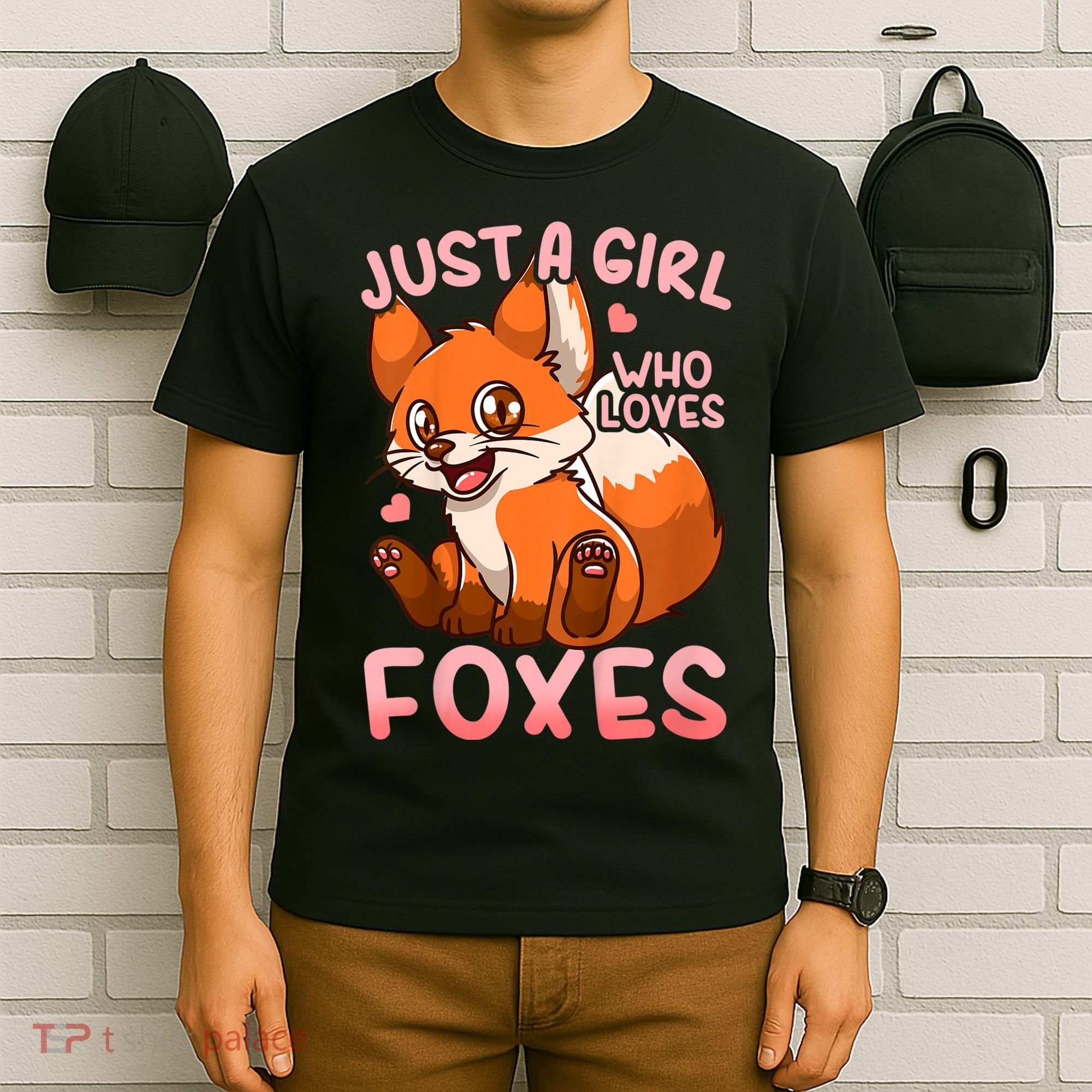 Kids Fox Just A Girl Who Loves Foxes T-Shirt