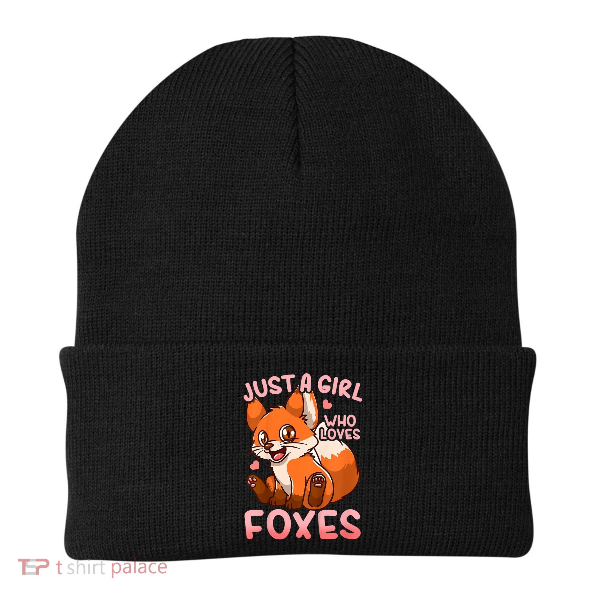 Kids Fox Just A Girl Who Loves Foxes Beanie