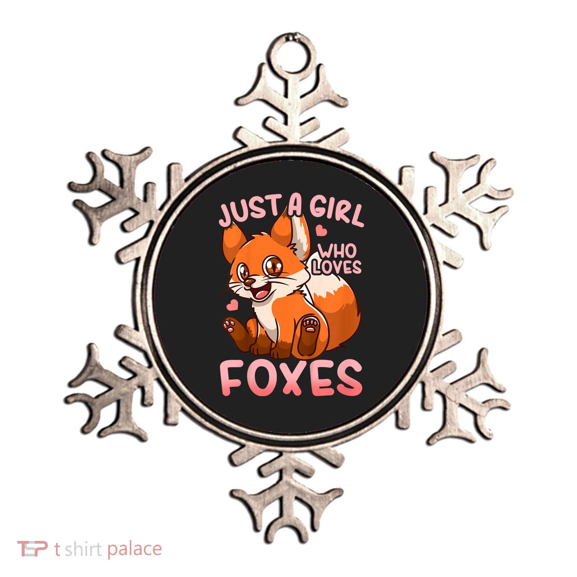 Kids Fox Just A Girl Who Loves Foxes Ornament