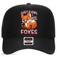 Kids Fox Just A Girl Who Loves Foxes Hat thumb 0