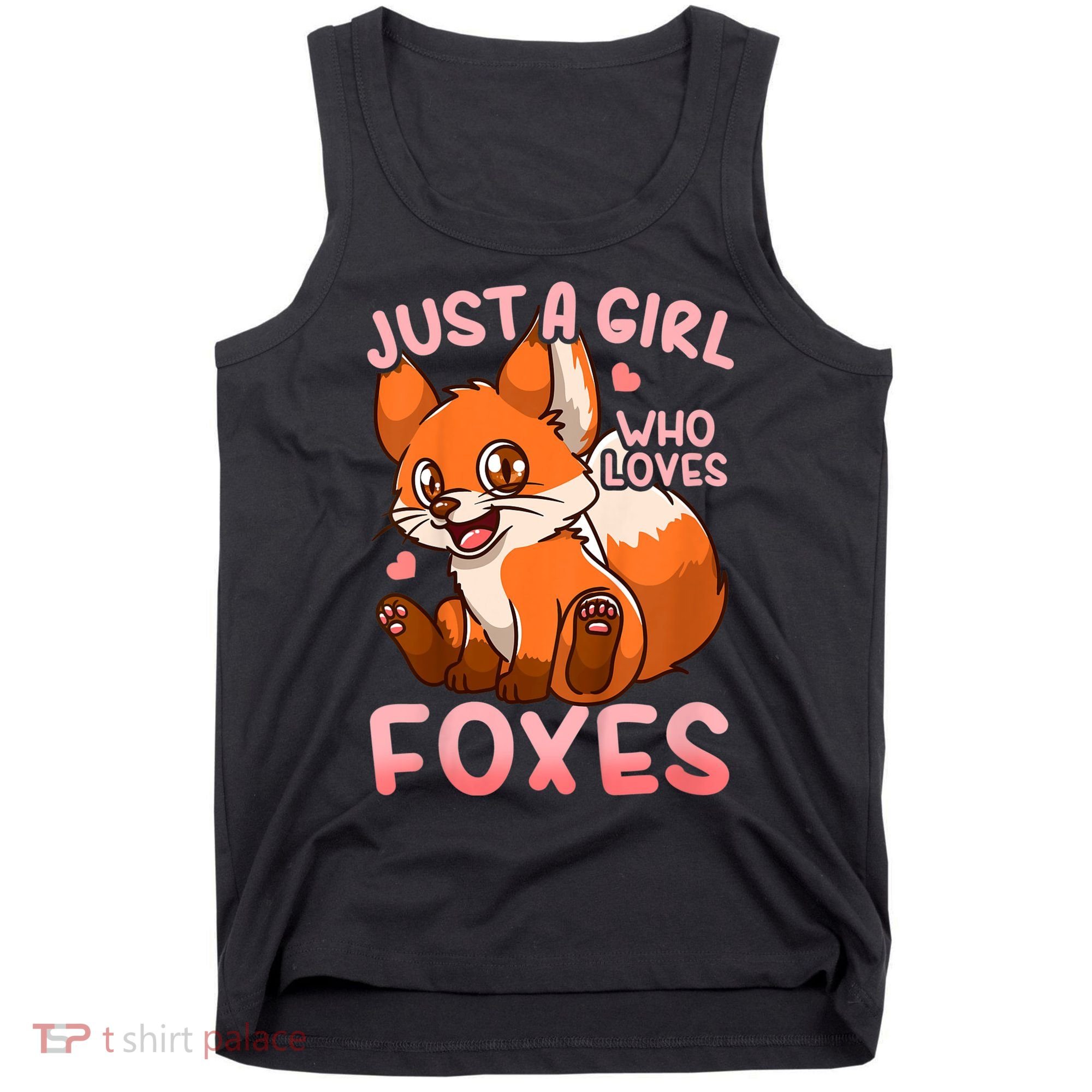 Kids Fox Just A Girl Who Loves Foxes Tank Top