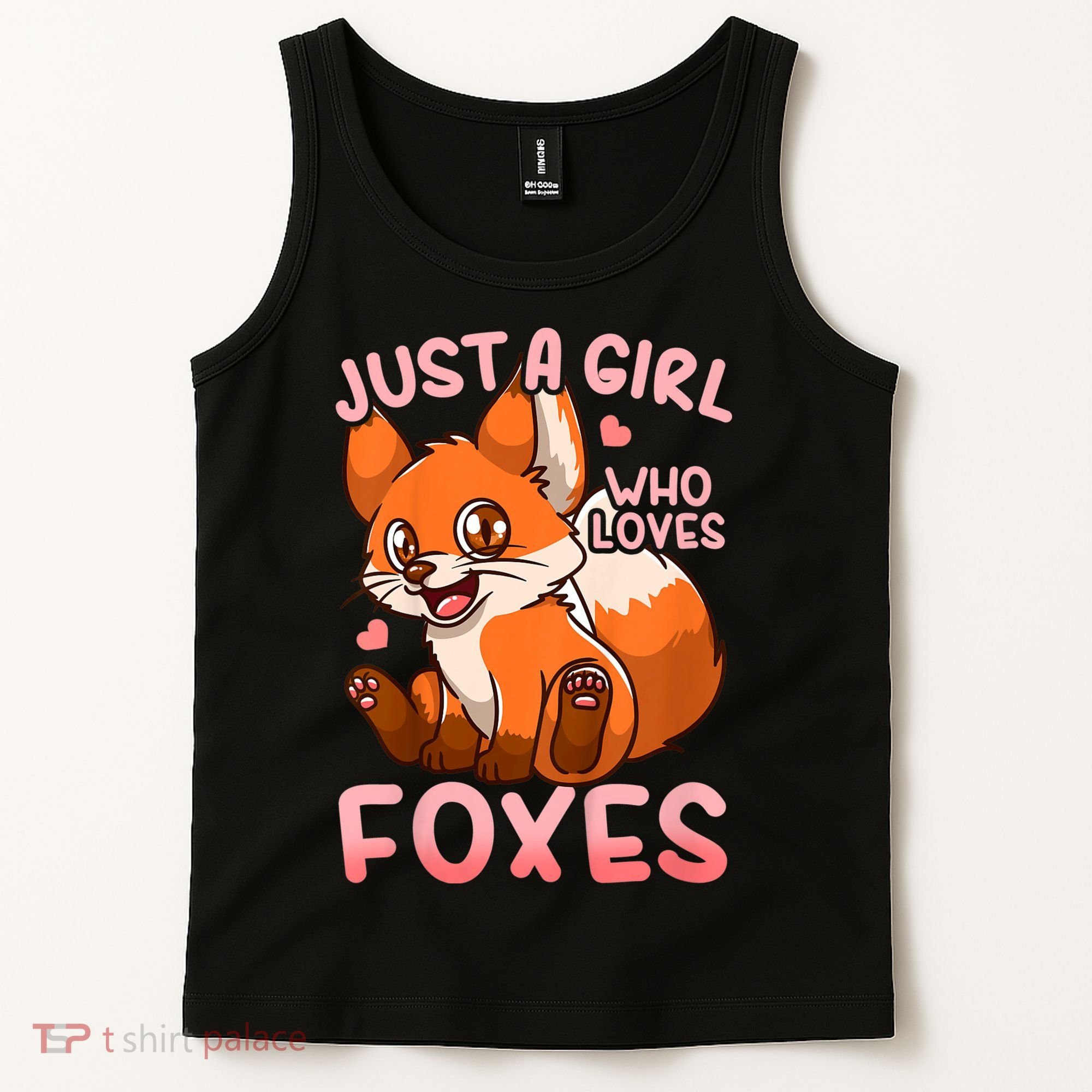 Kids Fox Just A Girl Who Loves Foxes Tank Top