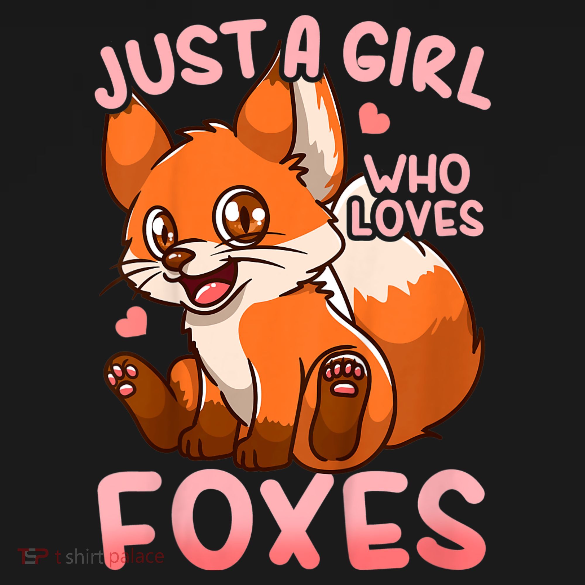 Kids Fox Just A Girl Who Loves Foxes Visor