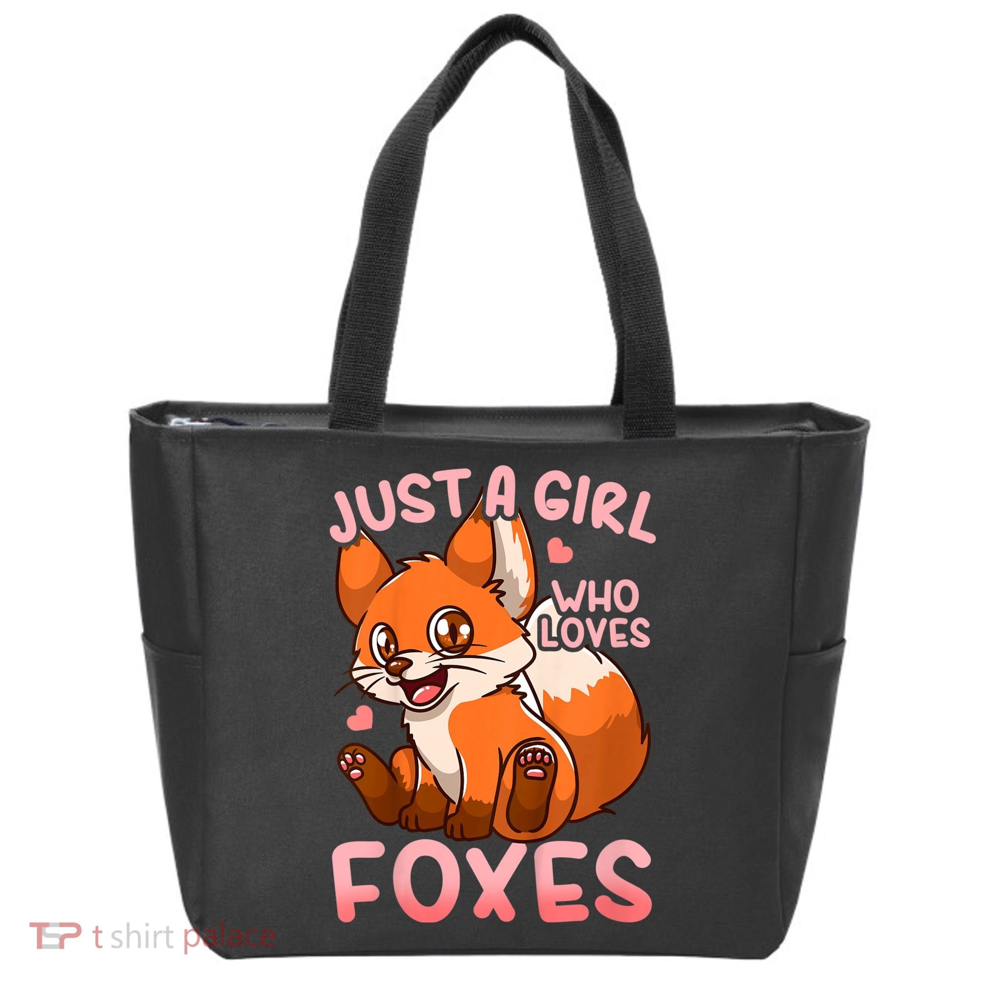 Kids Fox Just A Girl Who Loves Foxes Tote Bag