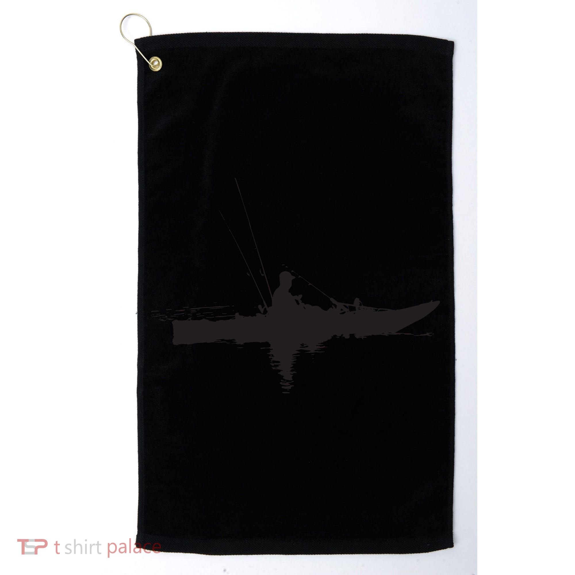 Kayak Fishing Kayaking Golf Towel