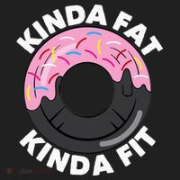 Kinda Fat Kinda Fit Fitness Workout Gift Women's Sweatshirt thumb 2