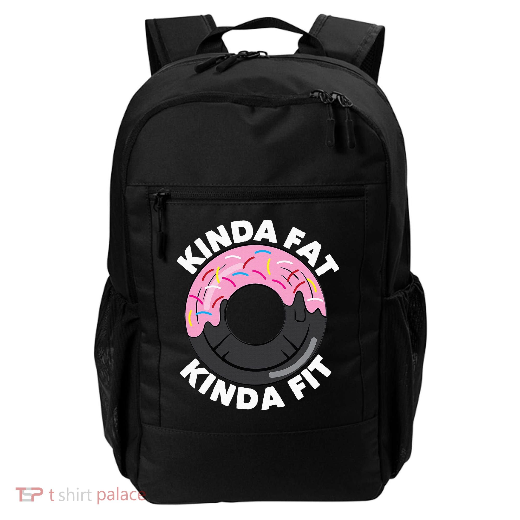 Kinda Fat Kinda Fit Fitness Workout Gift Backpack