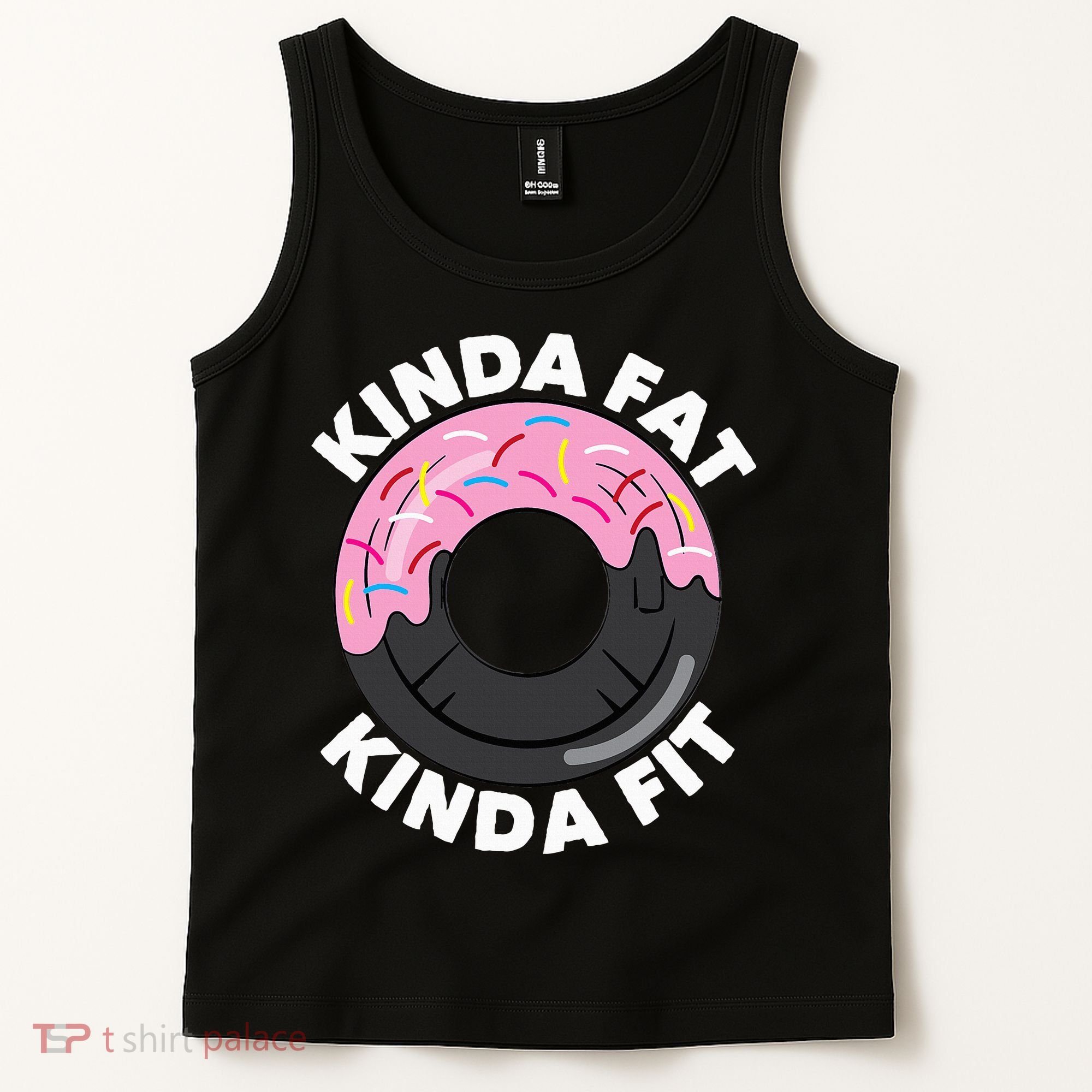Kinda Fat Kinda Fit Fitness Workout Gift Tank Top