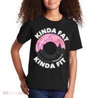 Kinda Fat Kinda Fit Fitness Workout Gift Kids T-Shirt thumb 2