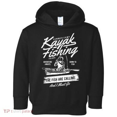 Kayak Fishing Toddler Hoodie