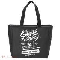 Kayak Fishing Tote Bag thumb 0