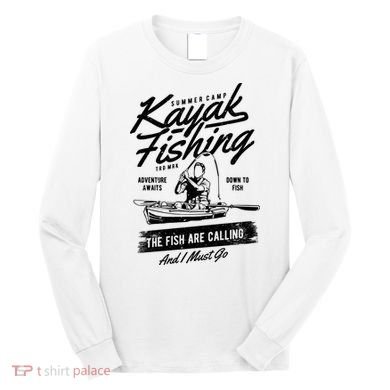 Kayak Fishing Long Sleeve Shirt