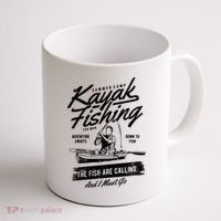 Kayak Fishing Coffee Mug thumb 1