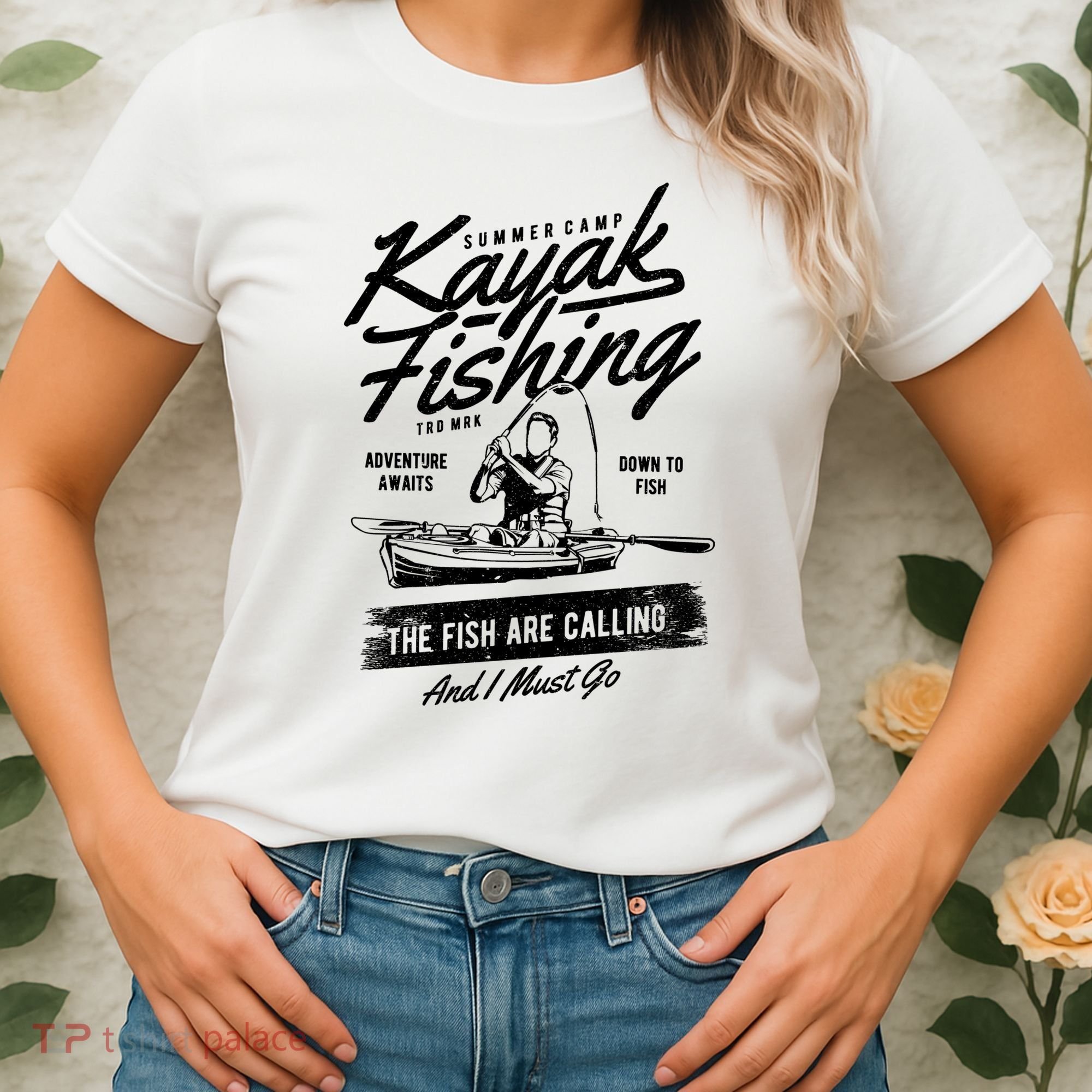 Kayak Fishing Women's T-Shirt