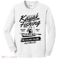 Kayak Fishing Kids Long Sleeve Shirt thumb 0