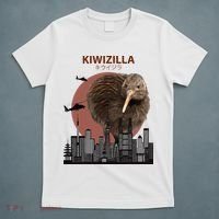 Kiwizilla Funny Kiwi New Zealand Bird Lovers Gift T-Shirt thumb 5