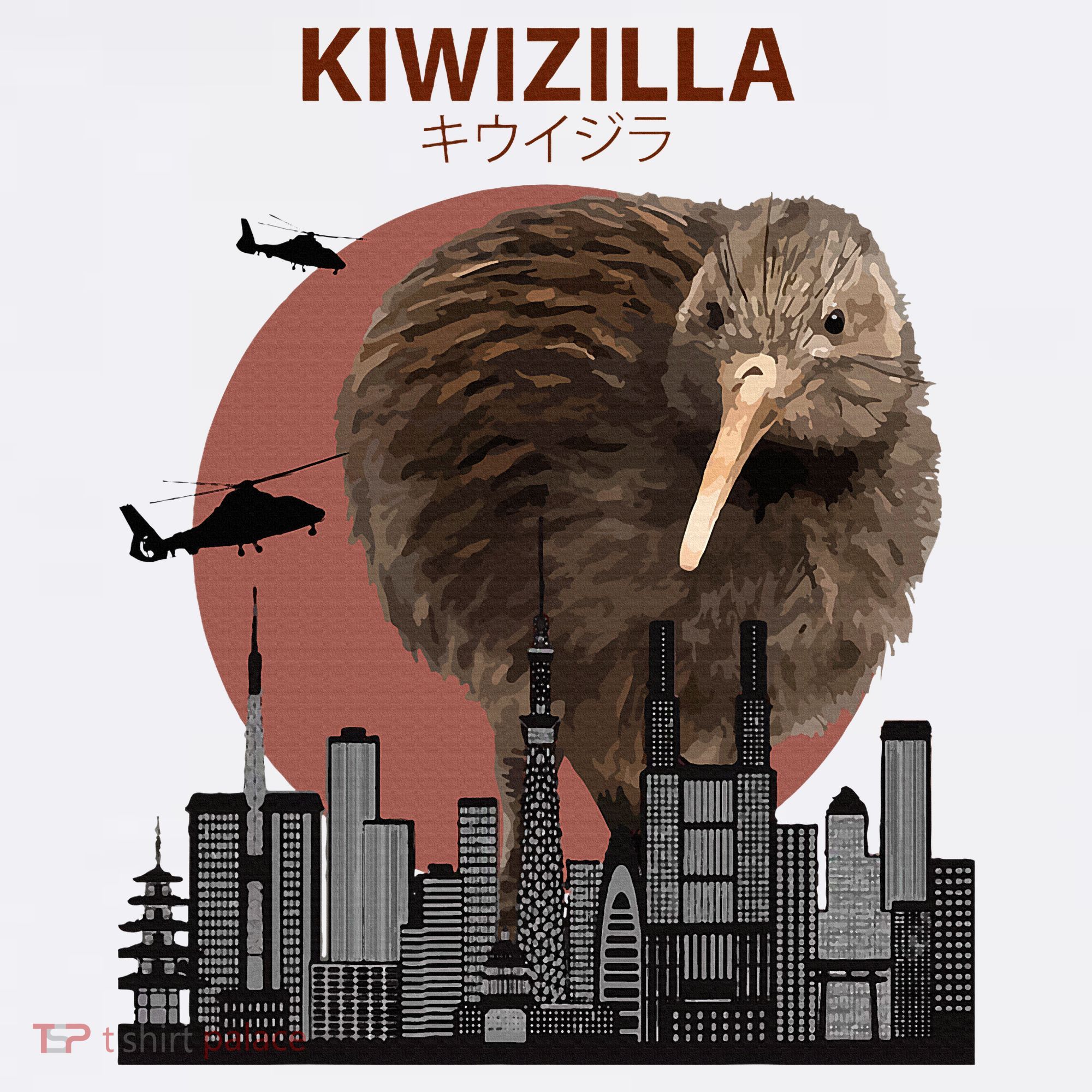 Kiwizilla Funny Kiwi New Zealand Bird Lovers Gift Women's Hoodie