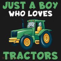 Kids Farm Lifestyle Just A Boy Who Loves Tractors T-Shirt thumb 7
