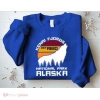 Kenai Fjords National Park Alaska Wolf Nature Outdoors Gift Sweatshirt thumb 2