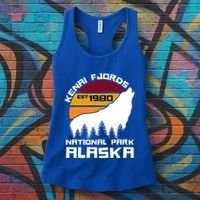 Kenai Fjords National Park Alaska Wolf Nature Outdoors Gift Women's Tank Top thumb 3