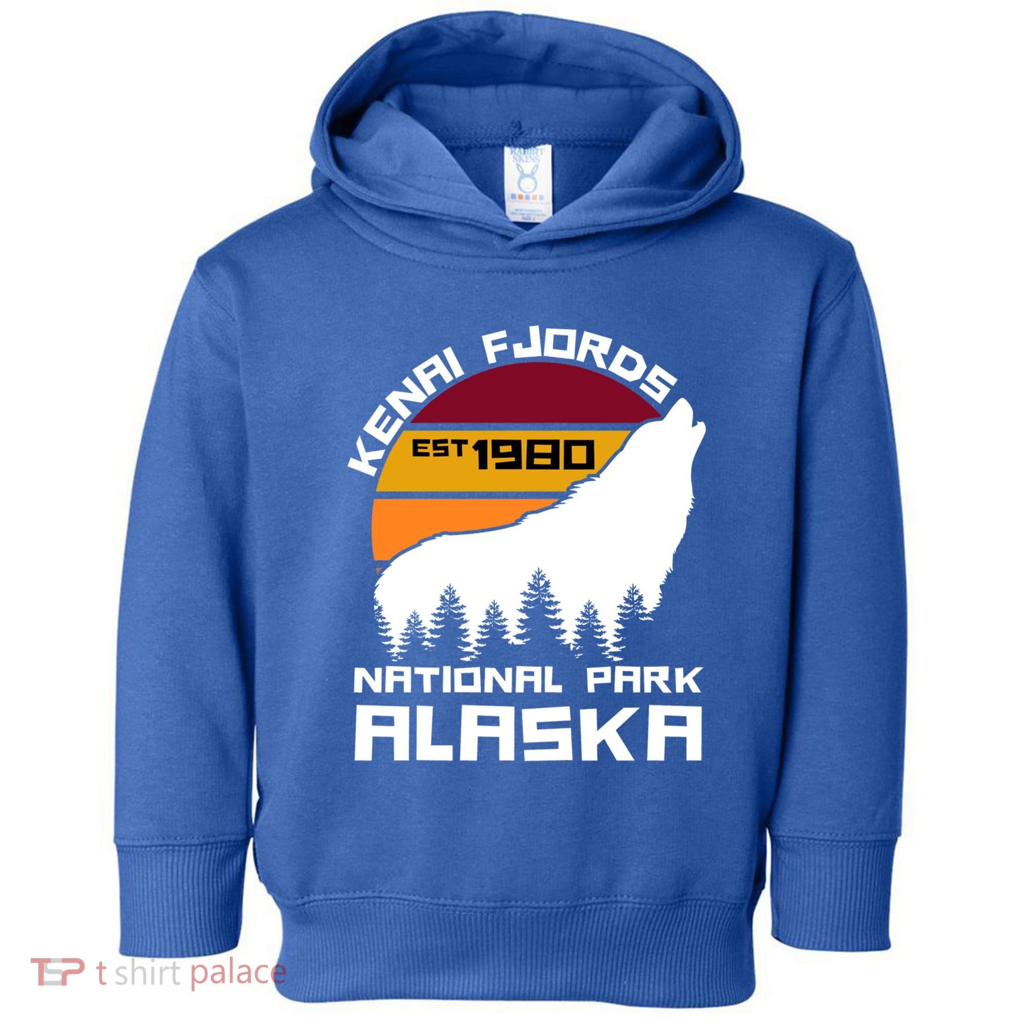 Kenai Fjords National Park Alaska Wolf Nature Outdoors Gift Toddler Hoodie