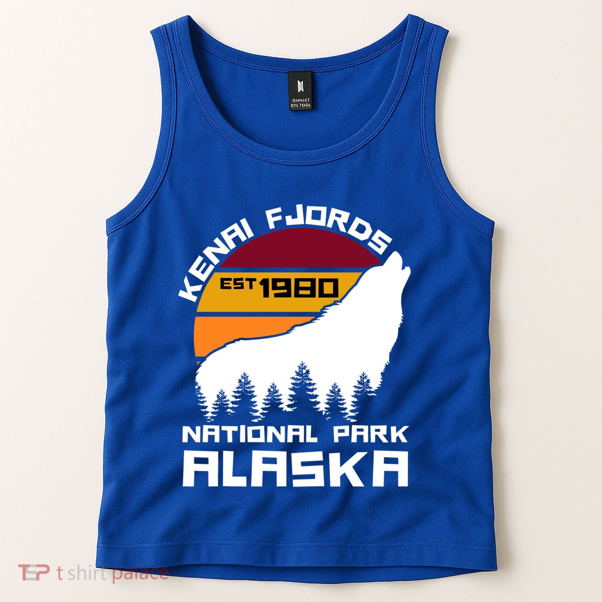 Kenai Fjords National Park Alaska Wolf Nature Outdoors Gift Tank Top