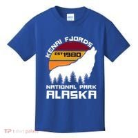 Kenai Fjords National Park Alaska Wolf Nature Outdoors Gift Kids T-Shirt thumb 0