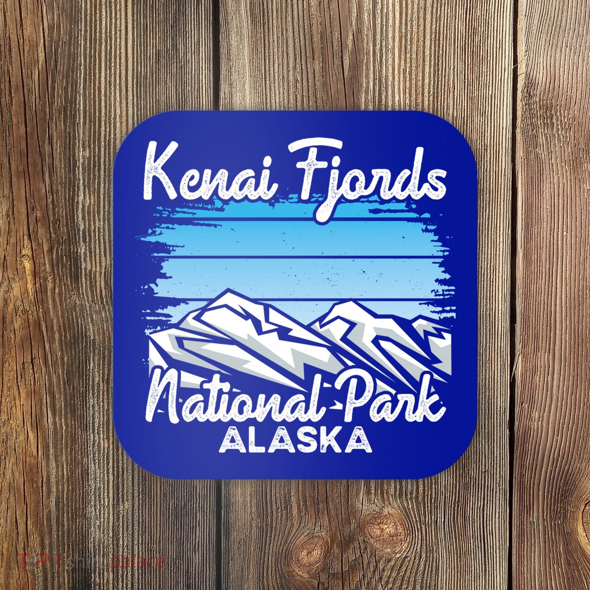 Kenai Fjords National Park Alaska Explore Nature Hiking Gift Coaster