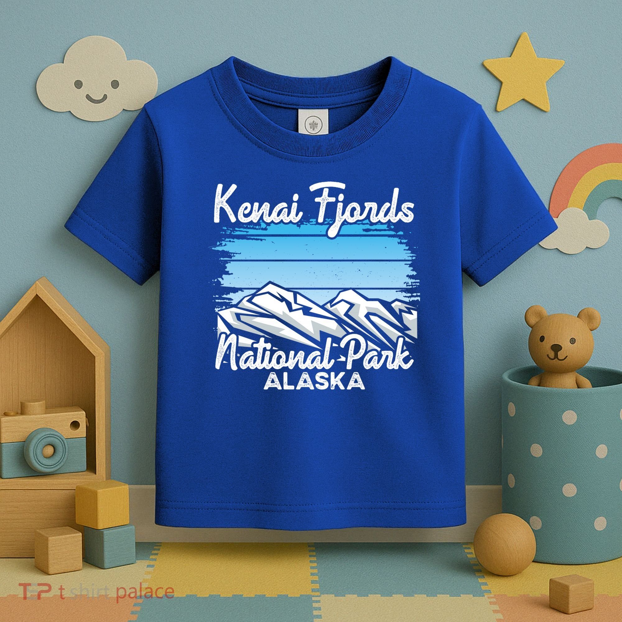 Kenai Fjords National Park Alaska Explore Nature Hiking Gift Toddler T-Shirt