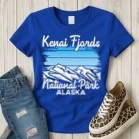 Kenai Fjords National Park Alaska Explore Nature Hiking Gift Women's T-Shirt thumb 3