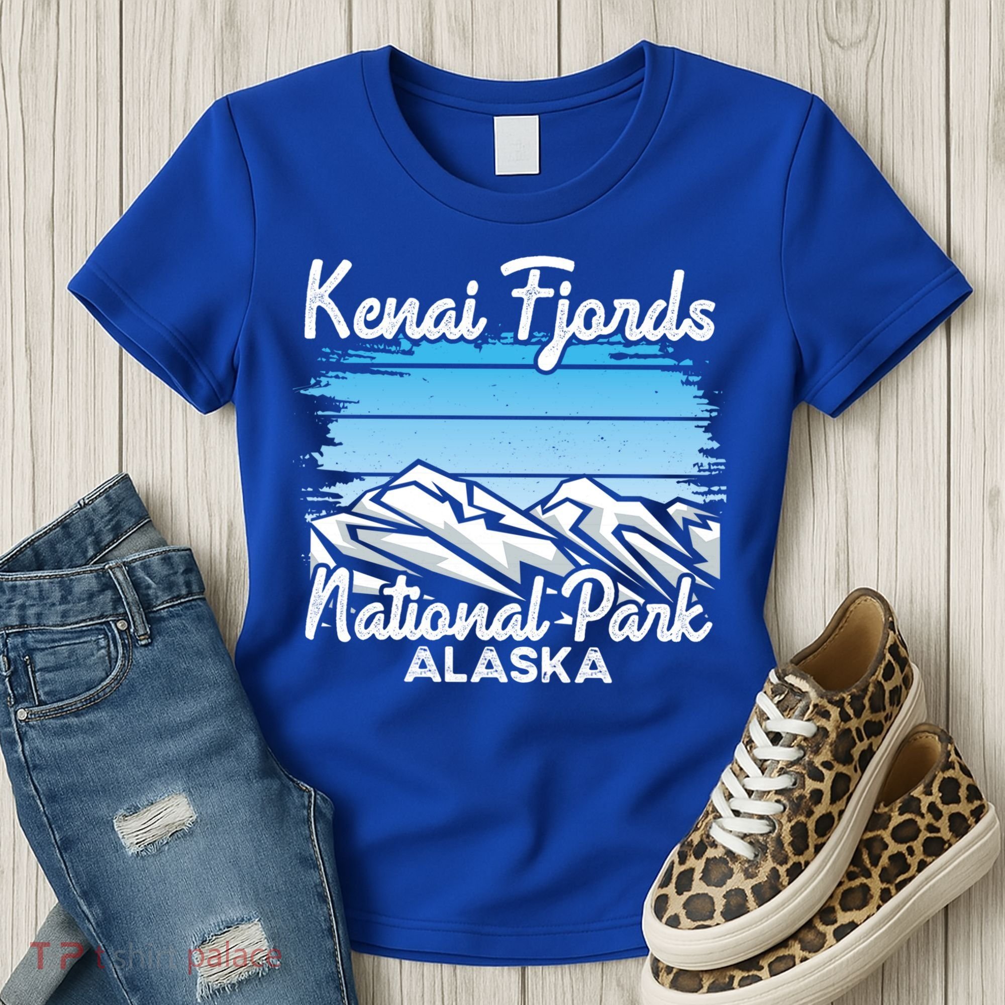 Kenai Fjords National Park Alaska Explore Nature Hiking Gift Women's T-Shirt