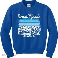 Kenai Fjords National Park Alaska Explore Nature Hiking Gift Kids Sweatshirt thumb 0