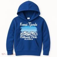 Kenai Fjords National Park Alaska Explore Nature Hiking Gift Kids Hoodie thumb 0