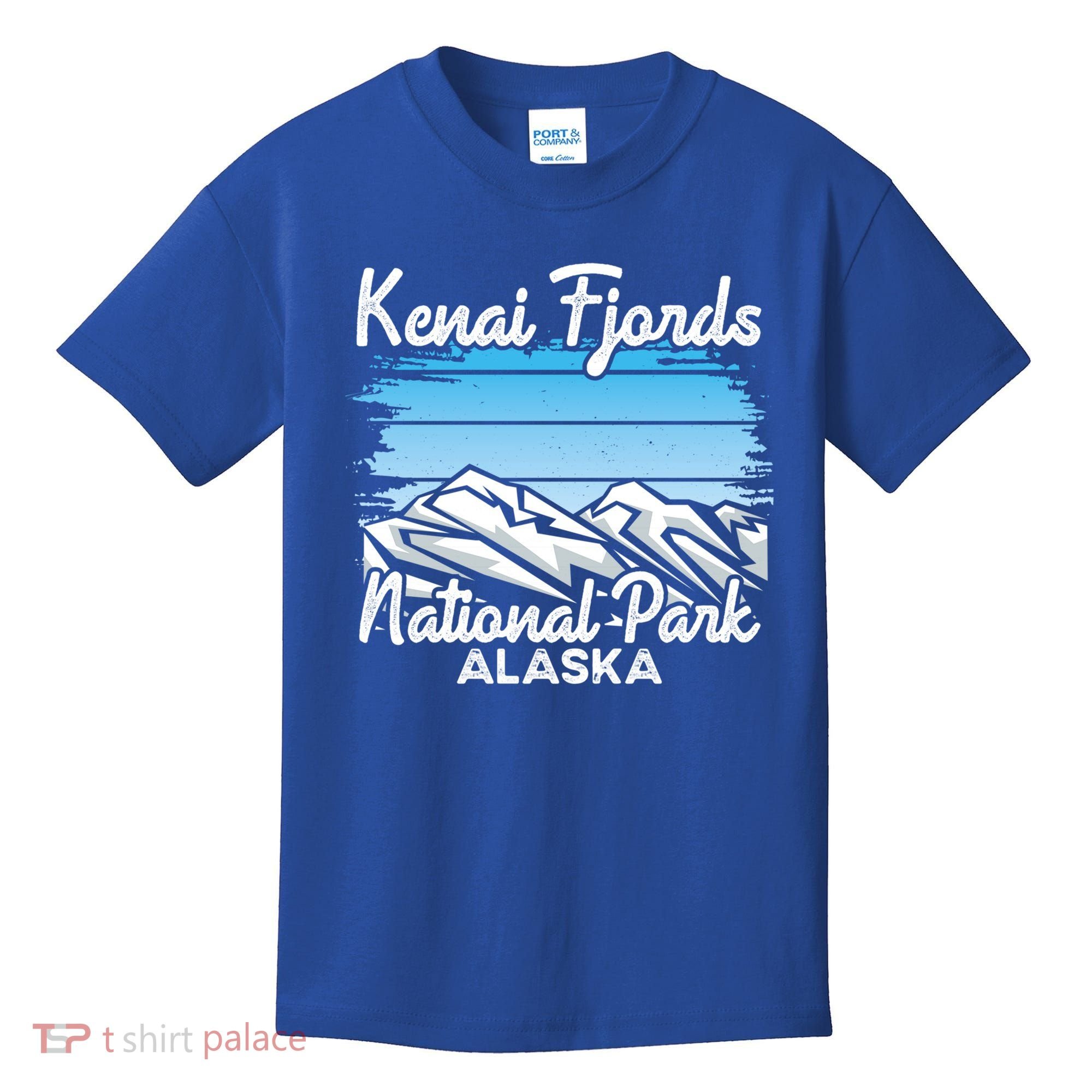 Kenai Fjords National Park Alaska Explore Nature Hiking Gift Kids T-Shirt