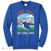 Kenai Fjords National Park Us Puffin Bird Alaska Gift Sweatshirt thumb 0