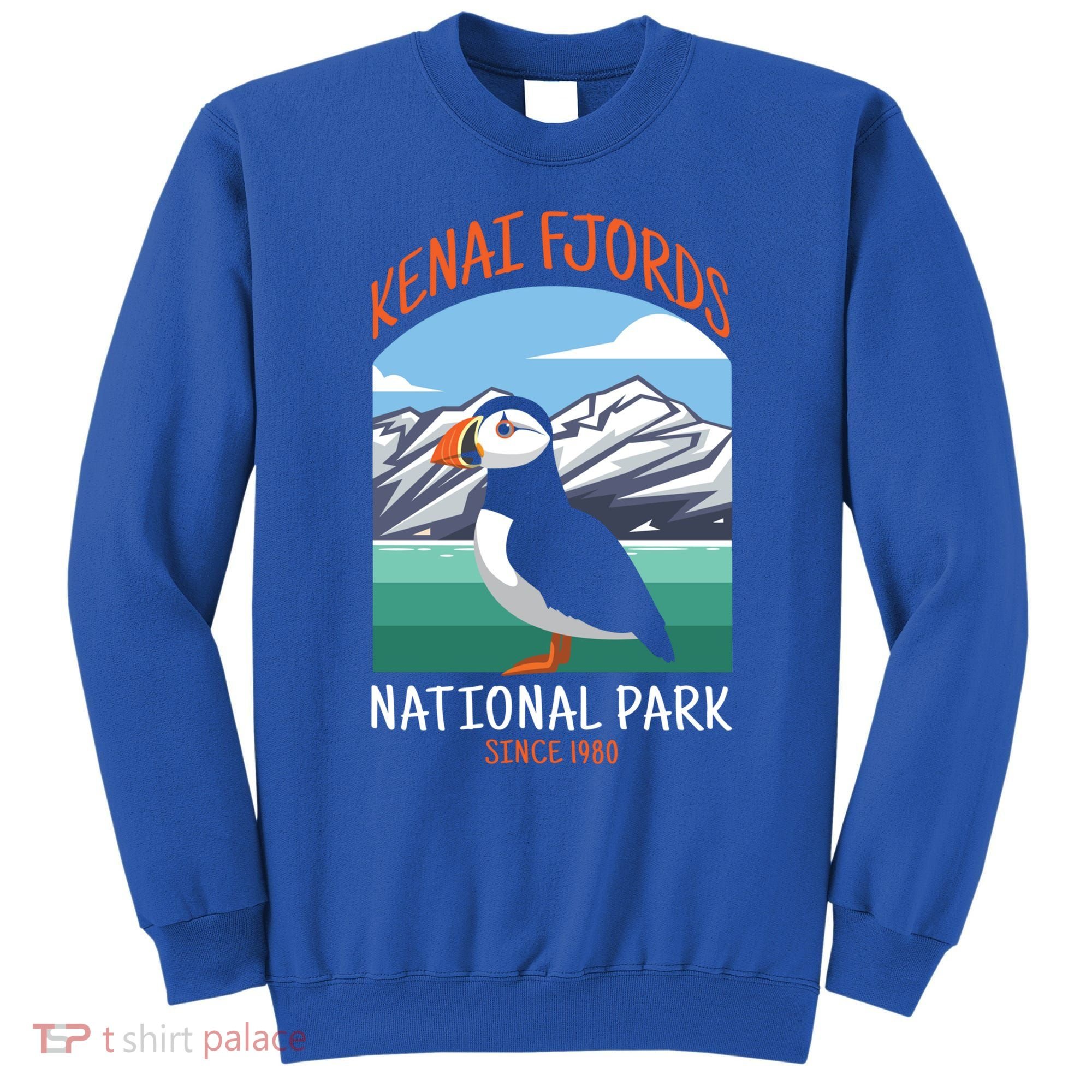 Kenai Fjords National Park Us Puffin Bird Alaska Gift Sweatshirt