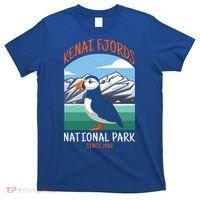Kenai Fjords National Park Us Puffin Bird Alaska Gift T-Shirt thumb 0
